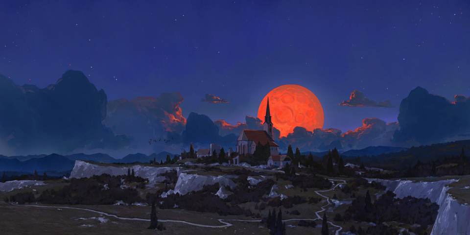 starry sky desktop 1920x960 wallpaper
