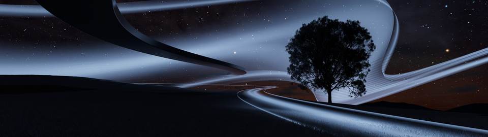starry sky desktop 7680x2160 wallpaper