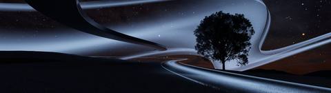 starry sky desktop 7680x2160 wallpaper