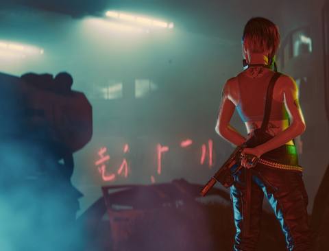 cyberpunk desktop 1889x1440 wallpaper